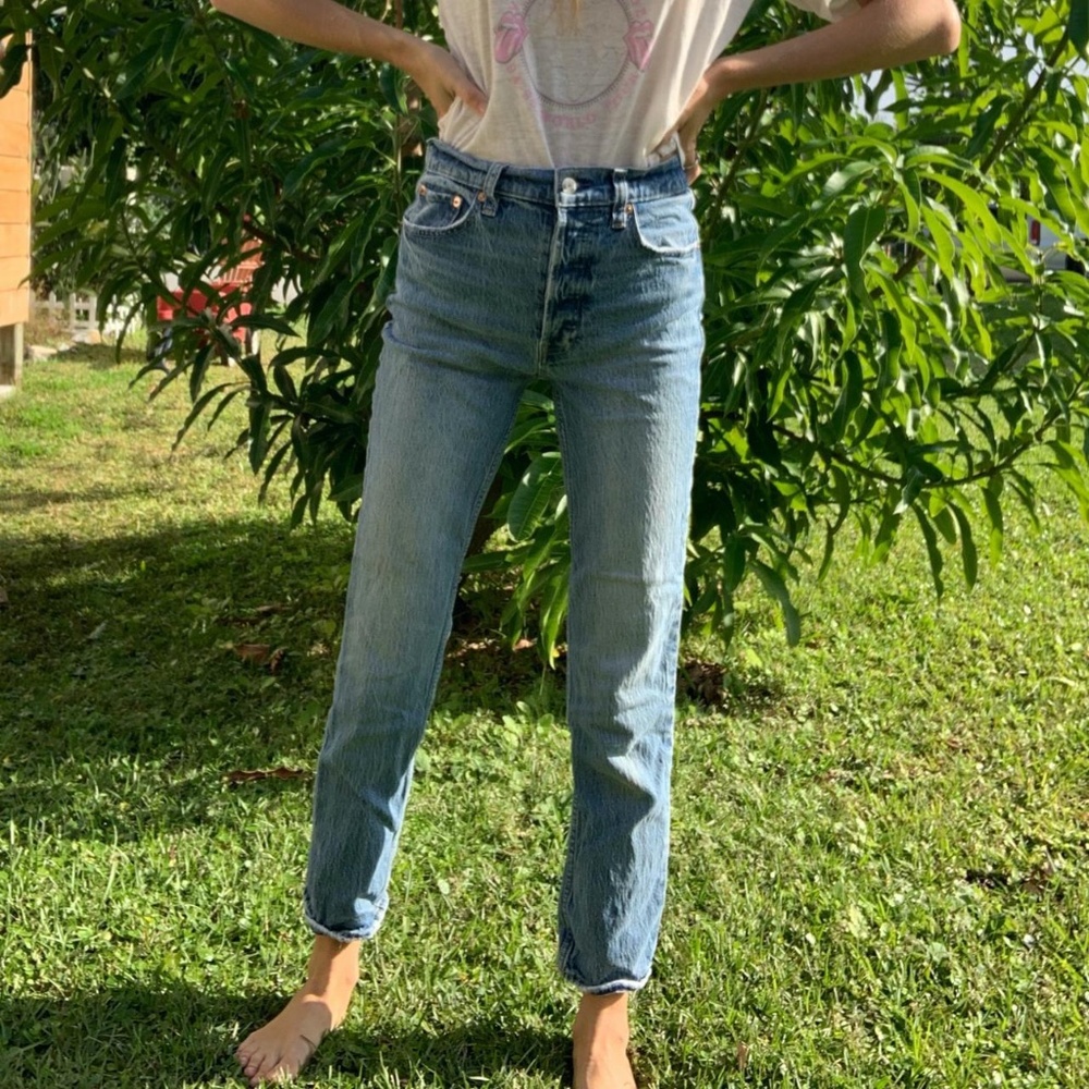 Gap Cheeky Straight High Rise Jeans